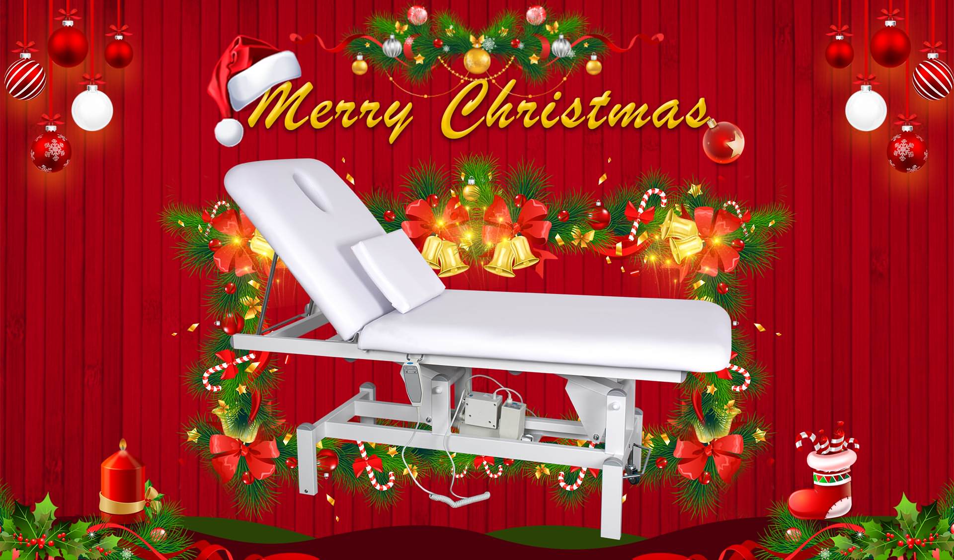 Hey, here's a Christmas gift for your from treatment table factory--DongPin