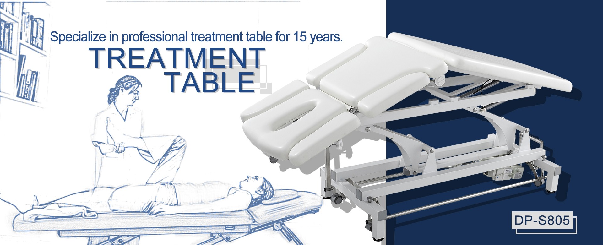 DP-S805 multifunctional treatment table is the best choice for physical therapists