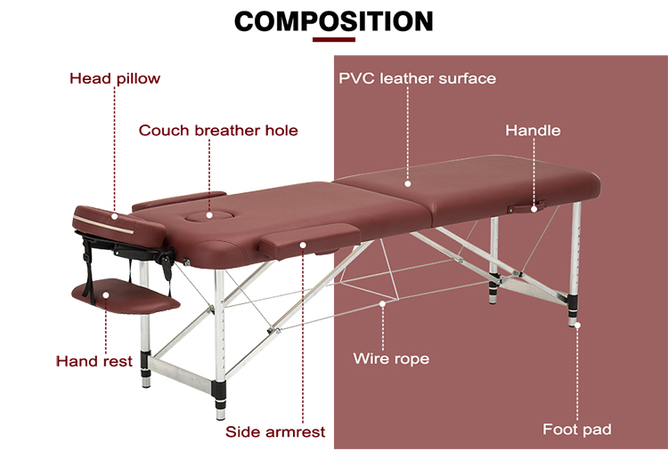 foldable massage table