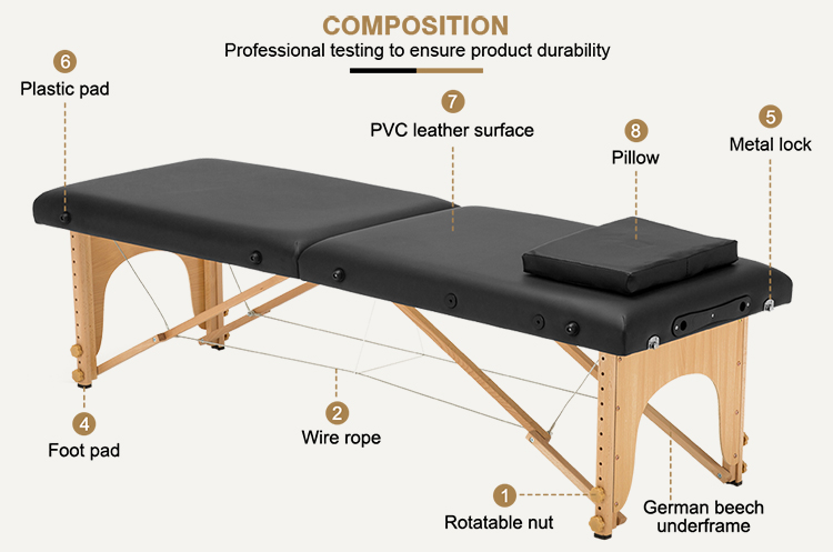 foldable massage table