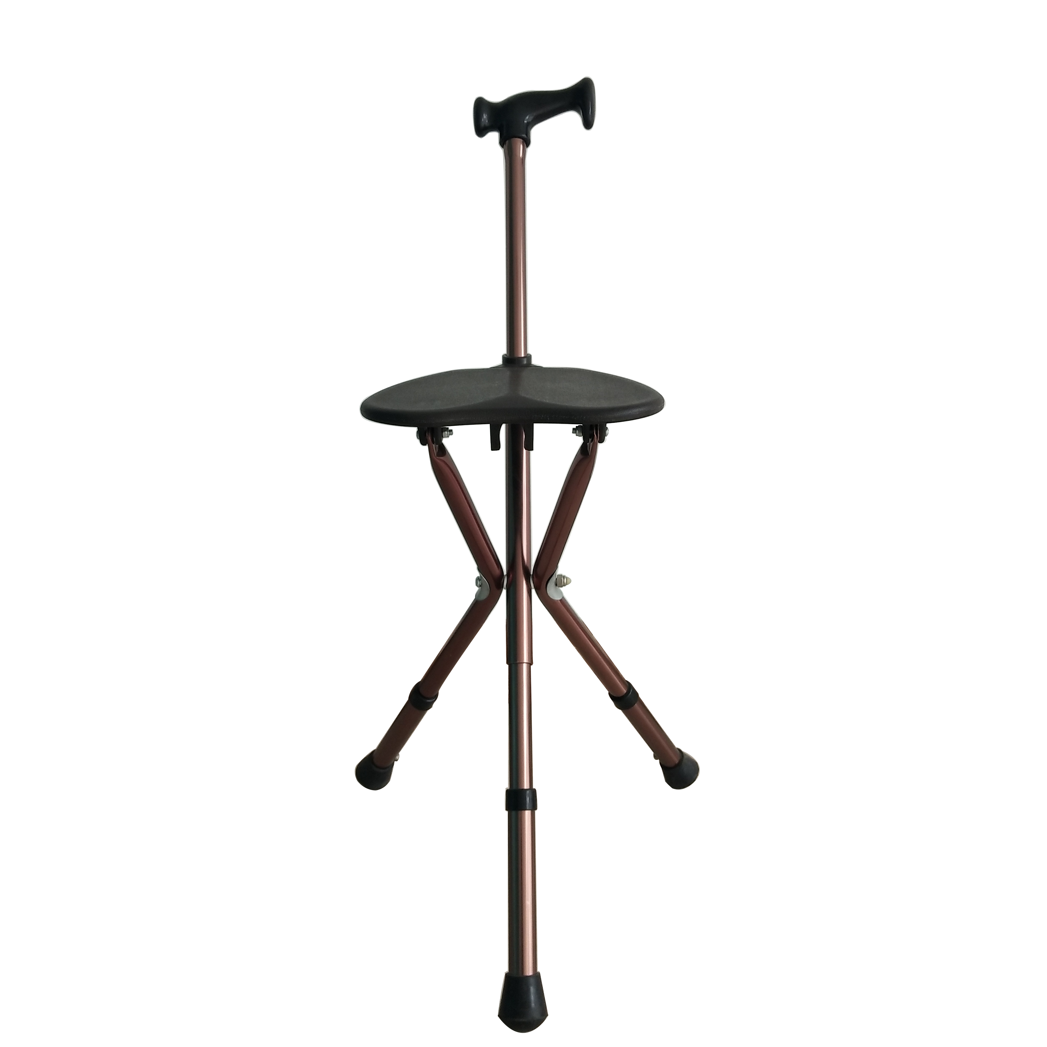 DP-601L Height Adjustable Walking Stick With Seat