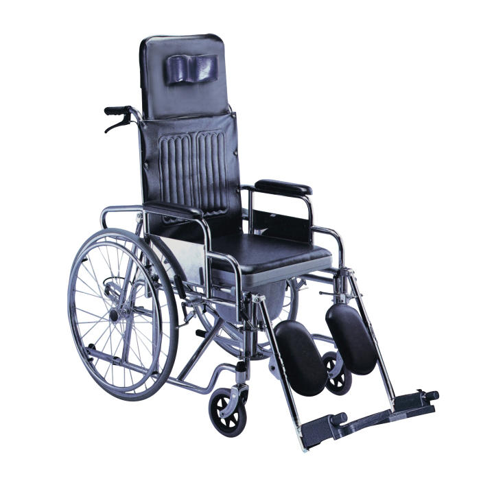 DP-SC8020A  Folding Steel Commode Wheelchair
