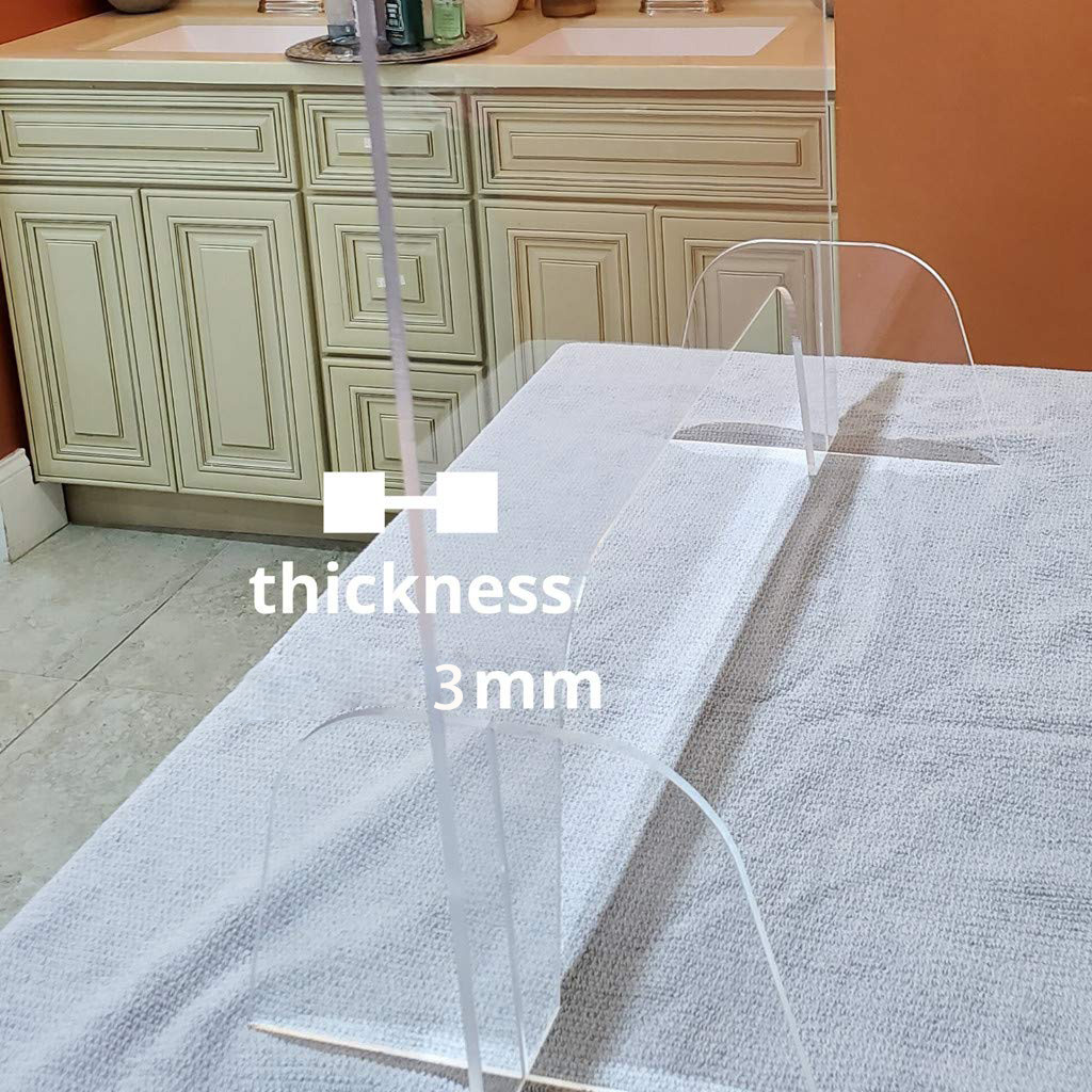 Acrylic plexiglass shields Clear Shield For Counters