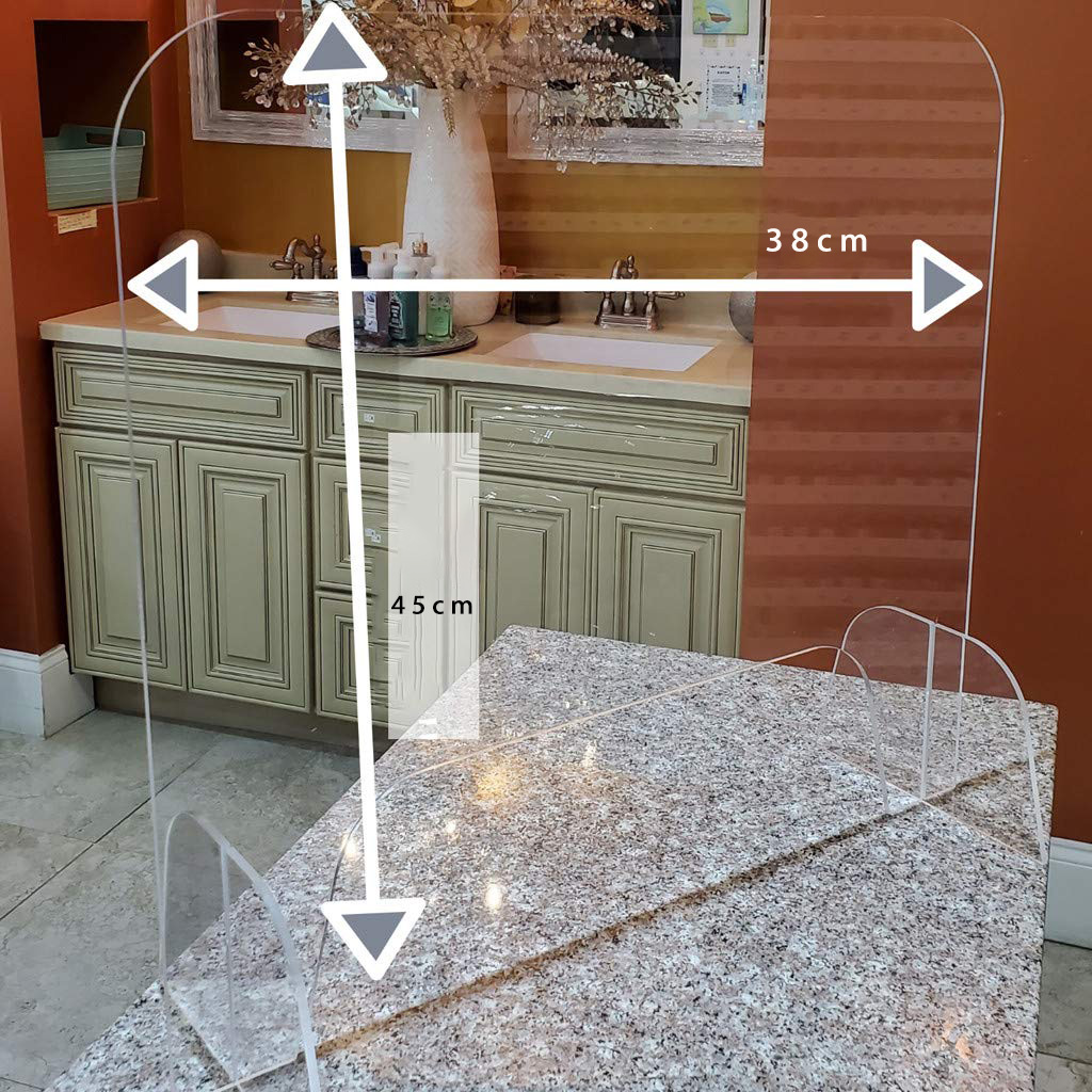 Acrylic plexiglass shields Clear Shield For Counters