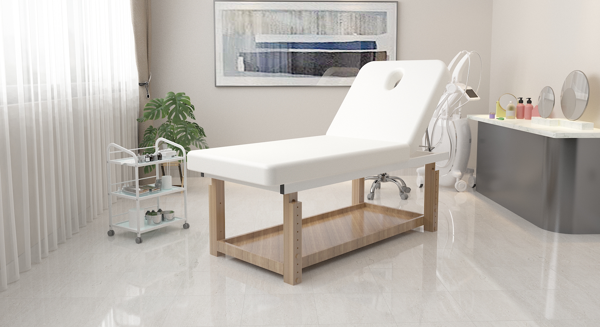 Multifunctional Adjustable Physiotherapy Massage Beds